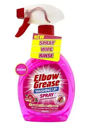 Спрей-антижир для посуду Elbow Grease Washing Up Spray Pink Blush 500 мл