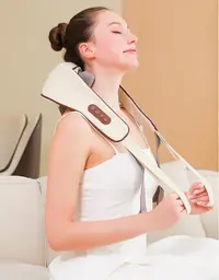 Масажер для шиї та плечей шийний масажер для комірної зони Massager Shoulder Neck Waist Back Legs - мініатюра 8