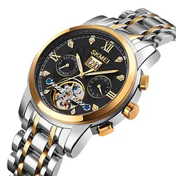 Чоловічий наручний годинник M029TGDBK Gold-Silver-Black Skmei acs0030878 - мініатюра 2