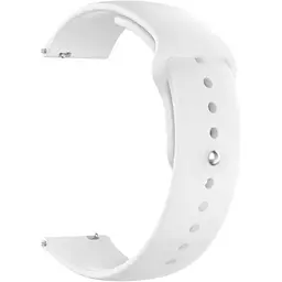 Ремінець DK CDK для Huawei Watch Buds 22mm Silicone Sport Band (011909) (white)