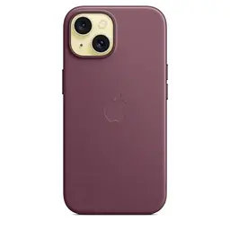 Чохол CasePro FineWoven Case with MagSafe Mulberry для iPhone 15 - мініатюра 3