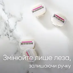 Подарунковий набір: Станок для гоління жіночий Gillette Venus Comfortglide Sugarberry Plus Olay з 2 змінними картриджами + Косметичка - мініатюра 5