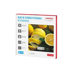 Ваги кухонні Ardesto SCK-893LEMON - мініатюра 10