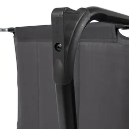 Ліжко розкладне Bo-Camp Sun Lounger With Sunscreen 5 Positions Grey (1304492) - мініатюра 7