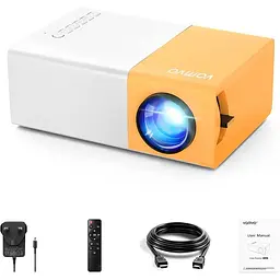 Мультимедійний портативний проектор Vamvo YG300 Pro HD LED 2000 Лм