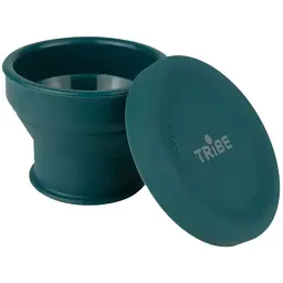 Чашка туристична Tribe Collapsible Shot 90 мл з кришкою, ocean (T-FF-0030-ocean)