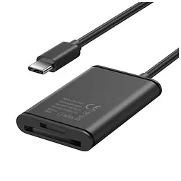 Зчитувач флеш-карт ColorWay USB-C to USB 3.0/SD/MicroSD (CW-CR-02) - мініатюра 3