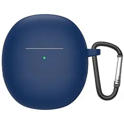 Чохол-накладка DK Silicone Candy Friendly з карабіном для Vivo iQOO TWS Air (dark blue)