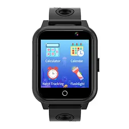 Розумний дитячий годинник Lemfo A9 з GPS, сім картою, 4G LTE, подвійною камерою, прослуховуванням, ліхтариком, відеозвʼязком, 8 ГБ пам'яті та кнопкою SOS Рожевий  - мініатюра 2