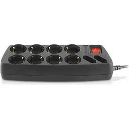 Мережевий фільтр живлення REAL-EL REAL-EL RS-10 Protect, 3m, black (EL122300039) - мініатюра 4