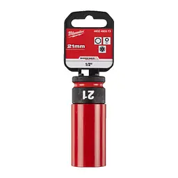 Головка ударна подовжена 1/2" AUTO MILWAUKEE, 21мм (пластик)