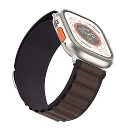 Ремінець для Apple Watch 42 (Series 11-10)/41/40/38, фіолетовий, Alpine Loop Alpina Band, тканинний поліестеровий ремінець для смарт-годин, дихаючий, для активного відпочинку та спорту, ArmorStandart (ARM81042) - мініатюра 3