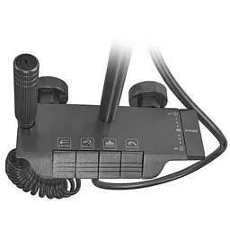Душева система Champion PBM-009-J з кнопковим перемикачем 4 режими graphite CH6501, Графіт - мініатюра 6