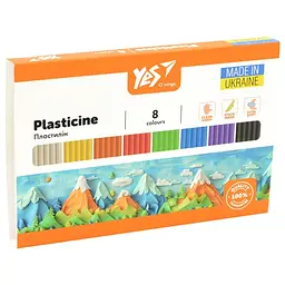 Пластилін "Yes" O`range Line 8 кольор. 160гр №540687