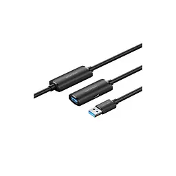 Дата кабель USB 3.0 AM/AF 5.0m Active black Vention (CBMBJ)
