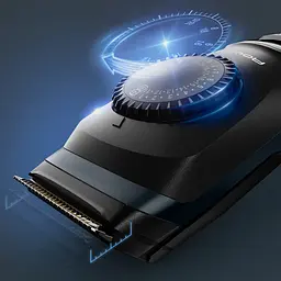 Тример Virtuo, для бороди і вусів, мережа+акум., насадок-2, чохол, титан.напил., кейс для зб ROWENTA teh0017741 - мініатюра 7
