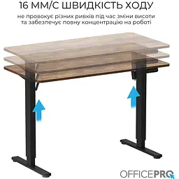 Стіл Officepro з електрорегулюванням висоти (ODE1260DW) - мініатюра 7