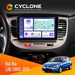 Штатна магнітола KIA Rio (JB) 2005-2011 Cyclone C9-011 4x64, DSP Cyclone (НФ-00007042)
