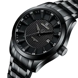 Наручний годинник чоловічий Naviforce Perfect Чорний (3109) - мініатюра 2