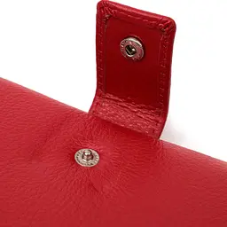 Жіночий вертикальний гаманець з натуральної шкіри ST Leather 22536 червоний - мініатюра 5