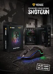 Миша комп'ютерна YMS 3030BK SHOTGUN Gaming mouse USB Yenkee teh0027421 - мініатюра 5