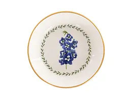 Салатник Alba ceramics Flower 10 см білий з синім (769-032) - мініатюра 2