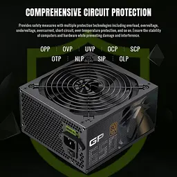 Блок живлення GameMax GP 650B 650W 80+ Bronze (GP 650B) - мініатюра 10