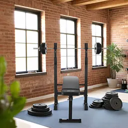 Лавка зі стійками для тренувань зі штангою Gymtek XL700 складана - мініатюра 16