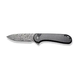 Ніж складаний кишеньковий Civivi Elementum II, (7.5 см) Damascus/карбоновий Fiber & G10 - мініатюра 8