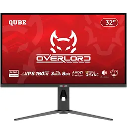 Монітор QUBE 32" Overlord G32Q180HS QHD IPS 180Hz (G32Q180HS)
