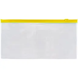 Папка-конверт DL на zip-lock блискавці жовта 1409-26-A Axent