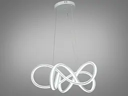 Підвісна LED-люстра з пультом та димером Diasha 1062WH - мініатюра 4
