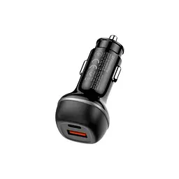 Зарядний пристрій ColorWay USB-C PD65W + USB QC3.0 car adapter (CW-CHA068PD-BK) - мініатюра 5
