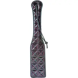 Шльопалка Dreamtoys Blaze Luxury Fetish Paddle 32 см фіолетовий
