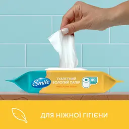 Папір вологий туалетний Smile For kids & Juniors 40 шт. - мініатюра 2