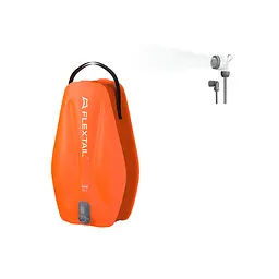 Душ портативний Flextail Tiny Shower Bag (TSB-650) 20л - з електро насосом - помаранчевий