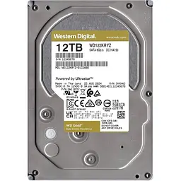 Жорсткий диск Western Digital Gold HDD 3.5" 12 ТБ (WD122KRYZ)