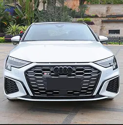 Емблема передня AUDI чорна глянцева 282х98 мм пластик (на кліпсах) OEM 4M0853605T94 - мініатюра 4