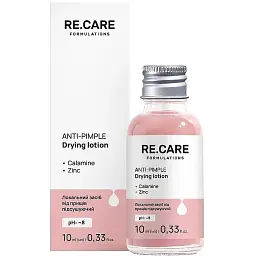 Локальний засіб від прищів підсушуючий Re.Care Anti-Pimple Drying lotion, 10 мл - мініатюра 3