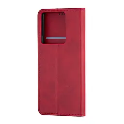 Чохол-книжка Premium Xiaomi Redmi Note 13 Pro 5G/Poco X6 5G Dark Red - мініатюра 3