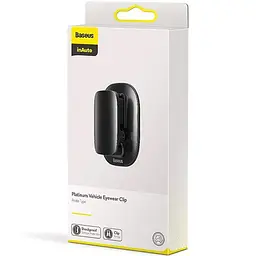 Автоутримувач для окулярів Baseus Platinum Eyewear Clip ACYJN-A01 Black - мініатюра 5