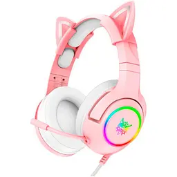 Ігрові навушники Onikuma K9 Cat 3.5mm Pink [113083]