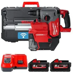 Перфоратор акумуляторний безщітковий SDS-PLUS MILWAUKEE M18 ONEFHXDEL-552C із системою видалення пилу