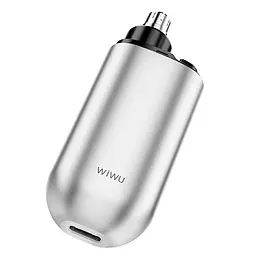 Портативна електробритва WIWU Wi-SH005 3 in 1 gentleman Shaver sets Silver - мініатюра 5