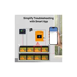 Батарея LiFePo4 Eco-Worthy 12.8V 100Ah LCD (Eco-Worthy-12100bt) - мініатюра 2