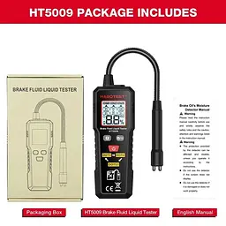 Тестер гальмівної рідини для DOT3 DOT4 DOT5.1 HABOTEST HT5009 (101142) - мініатюра 8