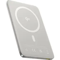 Павербанк Baseus PicoGo Ultra-Slim Qi2 Silver 10 000 mAh / 27 Вт (E0027203)