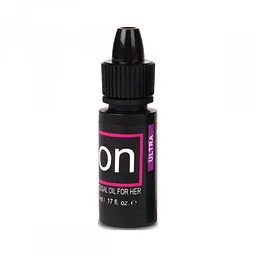 Стимулююча олія з ефектом вібрації Sensuva ON Natural Arousal Oil Ultra, 5 мл - мініатюра 2
