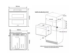 Духовка електрична Samsung Dual Cook Flex NV7B4345VAS - мініатюра 3
