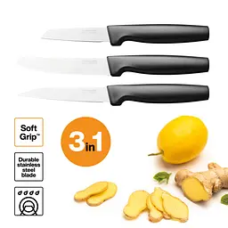 Набір малих ножів Fiskars Functional Form ™ 3 шт 1057561 - мініатюра 2
